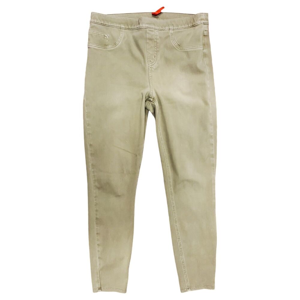 SPANX Ankle & Cropped Pull-On Pants in Light Olive